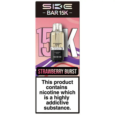 SKE Bar 15K Replacement Pods Strawberry Burst