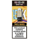 SKE Bar 15K Replacement Pods Triple Mango