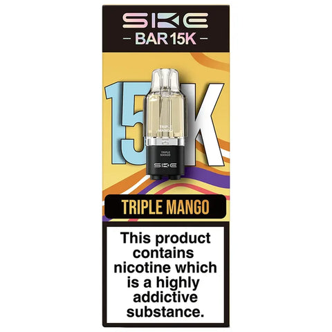 SKE Bar 15K Replacement Pods Triple Mango