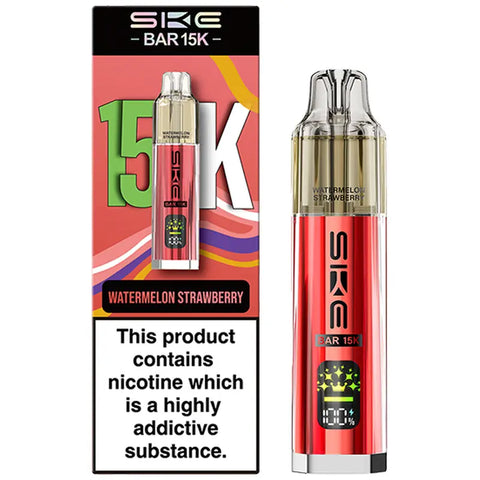 SKE Bar 15K Prefilled Pod Vape Kit Watermelon Strawberry