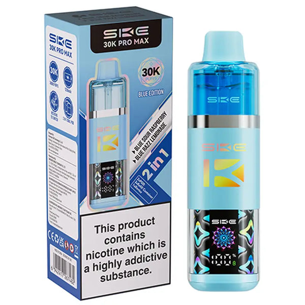 SKE Pro Max 30K 2 in 1 Prefilled Pod Kit Blue Edition