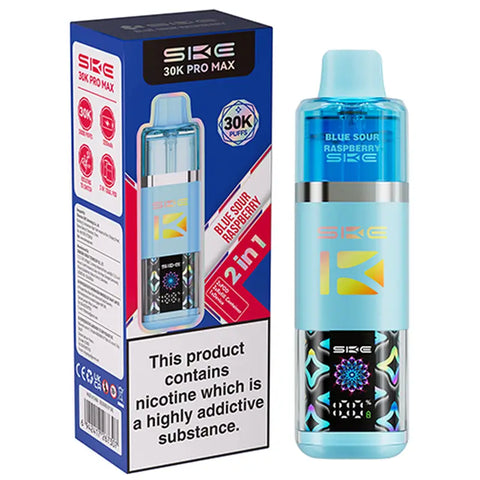 SKE Pro Max 30K 2 in 1 Prefilled Pod Kit Blue Sour Raspberry