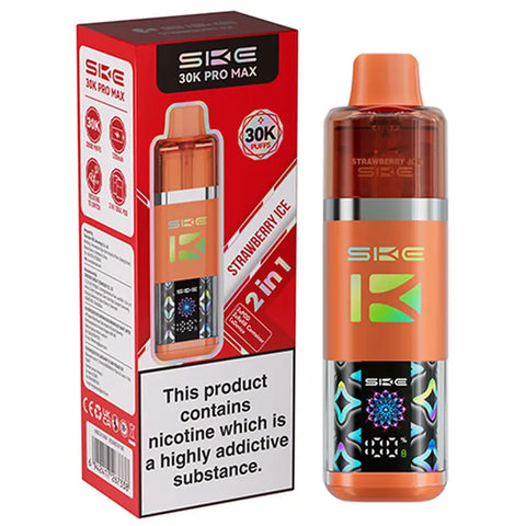SKE Pro Max 30K 2 in 1 Prefilled Pod Kit Strawberry Ice