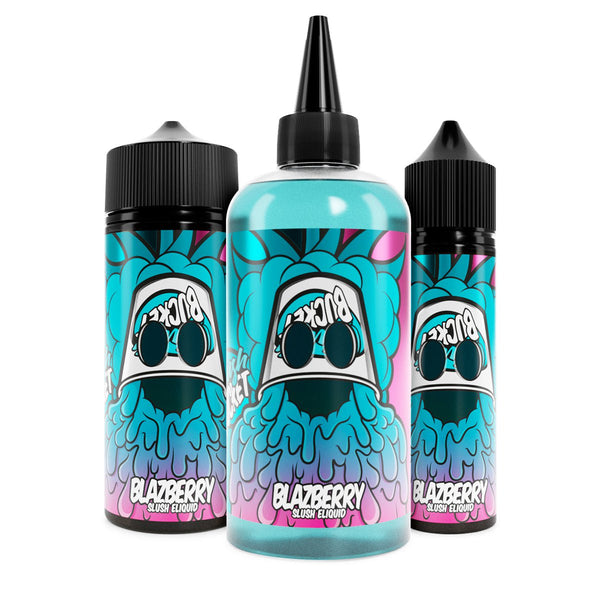 Slush Bucket E-Liquids 200ml Shortfill Blazberry On White Background