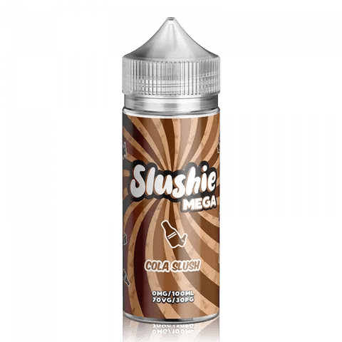 Slushie Mega 100ml Shortfill E-Liquids Cola On White Background