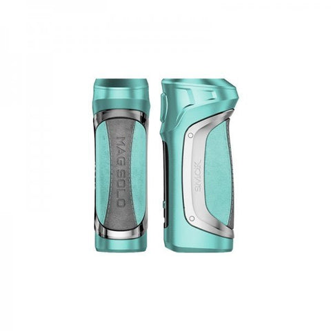 SMOK MAG Solo Box Mod Cyan On White Background