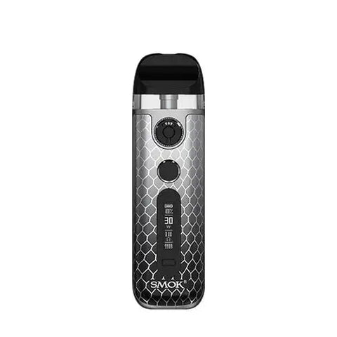 Smok Novo 5 Pod Kit Silver Black Cobra On White Background