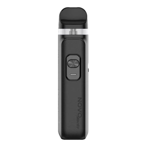 smok novo master matte black leather on white background