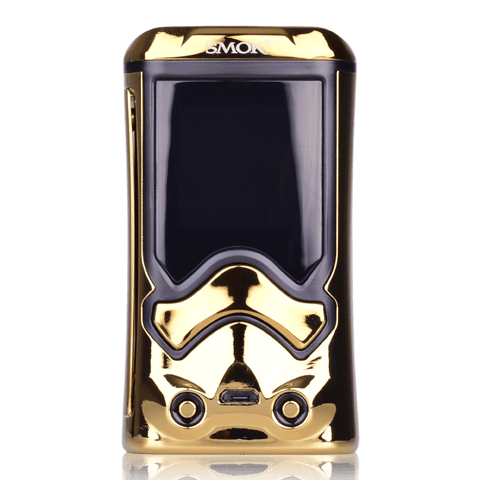 SMOK T-Storm 230W Box Mod Gold Black On White Background