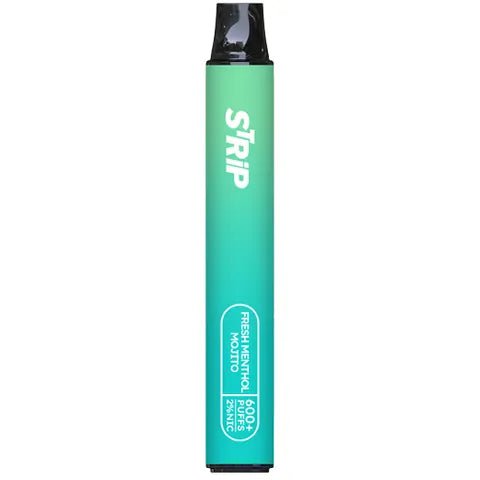 Strip Bar 600 Disposable Vape Pod Device Fresh Menthol Mojito On White Background