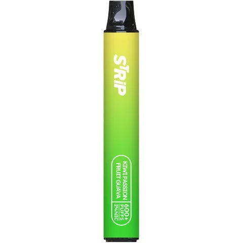 Strip Bar 600 Disposable Vape Pod Device Kiwi Passion Fruit On White Background