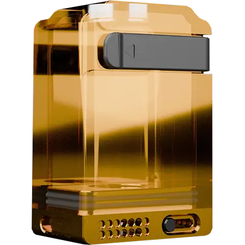 suicide mods crypy boro tank v2 amber with airflow control on background