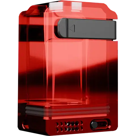 suicide mods crypy boro tank v2 red with airflow control on background