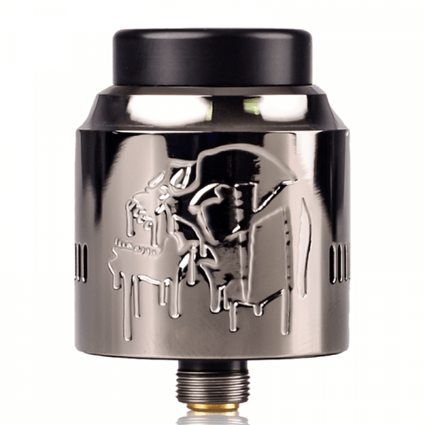 Suicide Mods Nightmare RDA 25mm Gunmetal On White Background