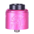 suicide mods nightmare v2 rda hot pink on black background