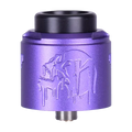 suicide mods nightmare v2 rda satin purple on black background