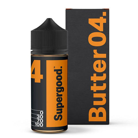 Supergood E-Liquids Butter 100ml Shortfills Butter 04 On White Background