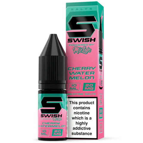 Swish X Mix Labs Cherry Watermelon 10ml Nic Salt 20mg