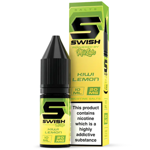 Swish X Mix Labs Kiwi Lemon 10ml Nic Salt 20mg