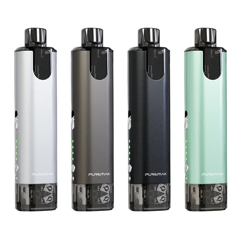 sxmini puremax pod vape all colours on white background