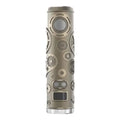 teslacigs punk mod 1.5 86w antique brass on white background