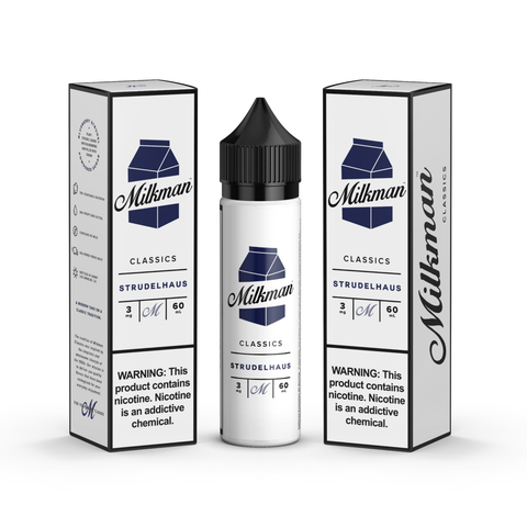 The Milkman E-Liquids 50ml Shortfill Apple Pie On White Background