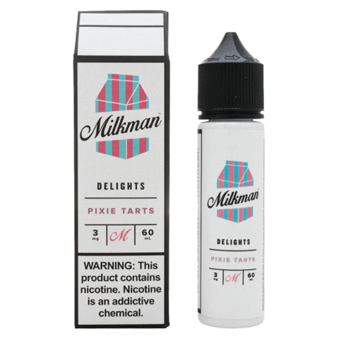 The Milkman E-Liquids 50ml Shortfill Pixie Tarts On White Background