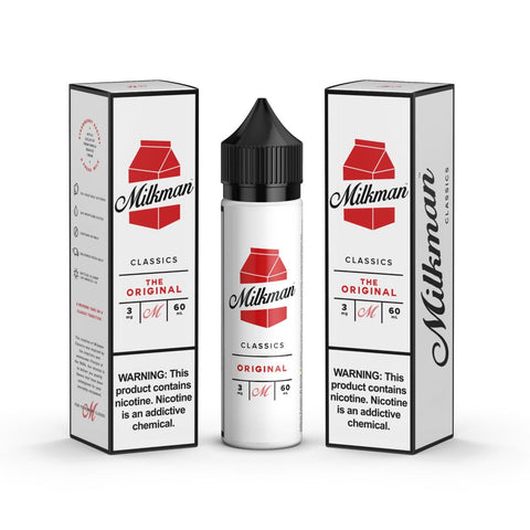 The Milkman E-Liquids 50ml Shortfill The Original On White Background