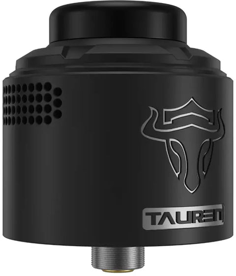 ThunderHead Creations Tauren Vortex RDA 30 silver logo black colour on white background