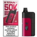 Titan X 50k Prefilled Vape Kit Cherry Fizz