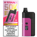 Titan X 50k Prefilled Vape Kit Pink Burst + Rainbow Burst