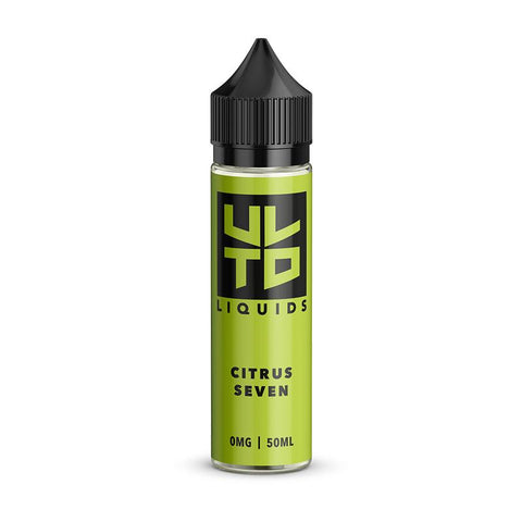 ULTD 50ml Shortfill E-Liquid Citrus Seven On White Background