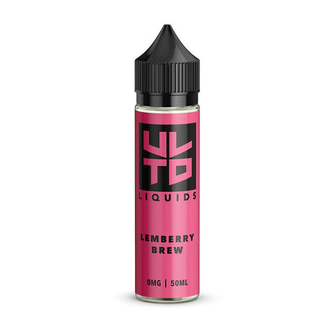 ULTD 50ml Shortfill E-Liquid Lemberry Brew On White Background