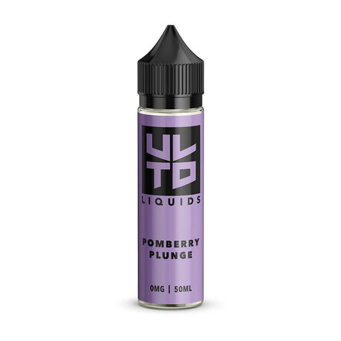 ULTD 50ml Shortfill E-Liquid Pomberry Plunge On White Background