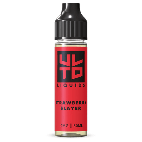 ULTD 50ml Shortfill E-Liquid Strawberry Slayer On White Background