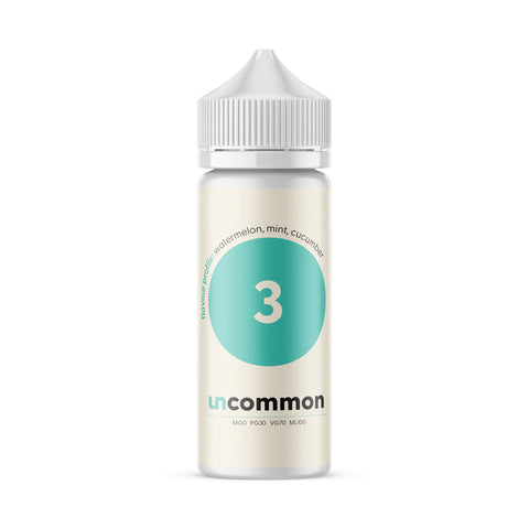 uncommon by Supergood x Grimm Green 100ml E-Liquids uncommon 3 On White Background