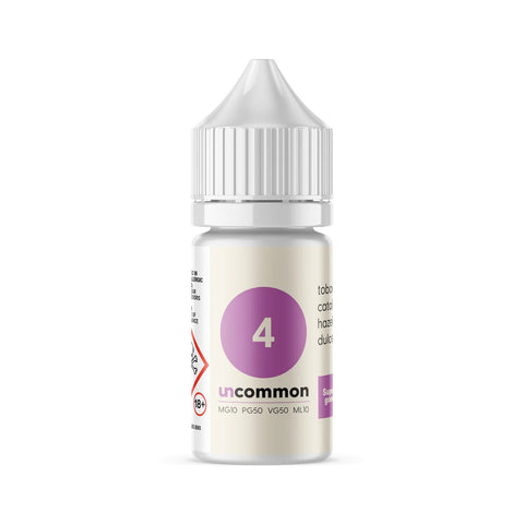 uncommon by Supergood x Grimm Green Nic Salt E-Liquids uncommon 4 On White Background