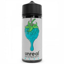 Unreal Raspberry 100ml Shortfill E-Liquid Blue