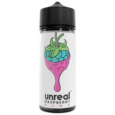 Unreal Raspberry 100ml Shortfill E-Liquid Pink