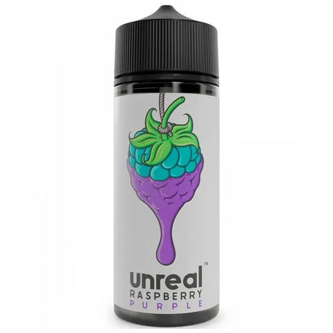 Unreal Raspberry 100ml Shortfill E-Liquid Purple