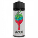 Unreal Raspberry 100ml Shortfill E-Liquid Red