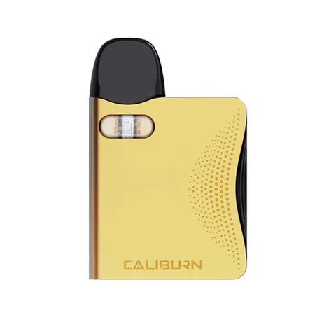 Uwell Caliburn AK3 Pod Kit Gold On White Background