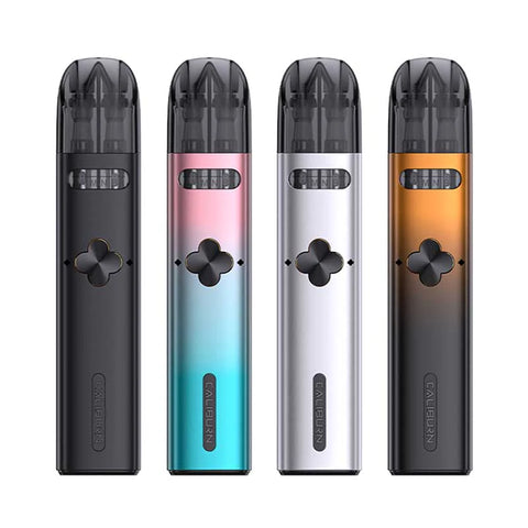 uwell caliburn explorer pod vape kit all colours on white background