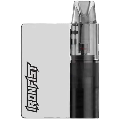 Uwell Caliburn Ironfist L Pod Kit Metallic Silver On White Background