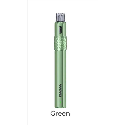 uwell caliburn whirl f pod vape green on white background