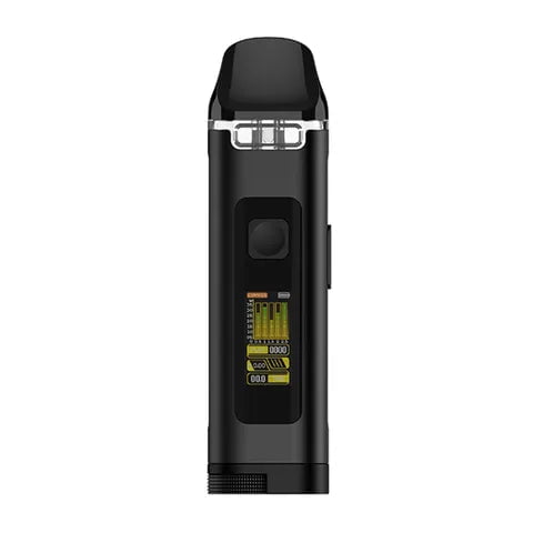 Uwell Crown D Pod Kit Black On White Background