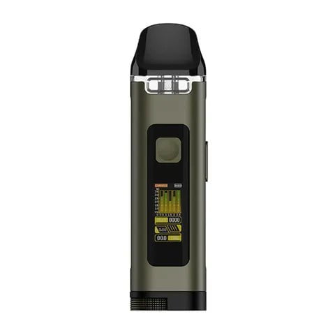 Uwell Crown D Pod Kit Green On White Background