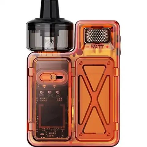 Uwell Crown M Pod Mod Kit Orange On White Background