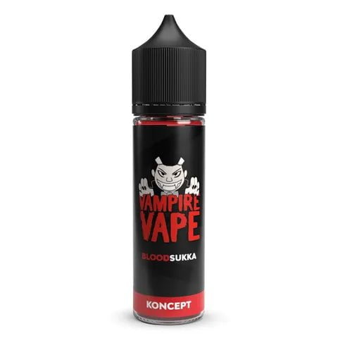 Vampire Vape Koncept 50ml Shortfill E-Liquids Blood Sukka On White Background