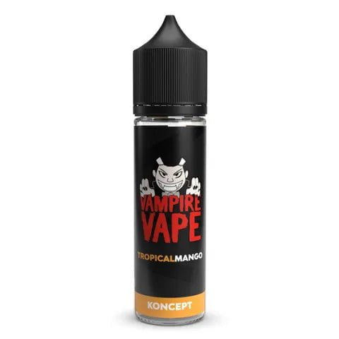 Vampire Vape Koncept 50ml Shortfill E-Liquids Tropical Mango On White Background